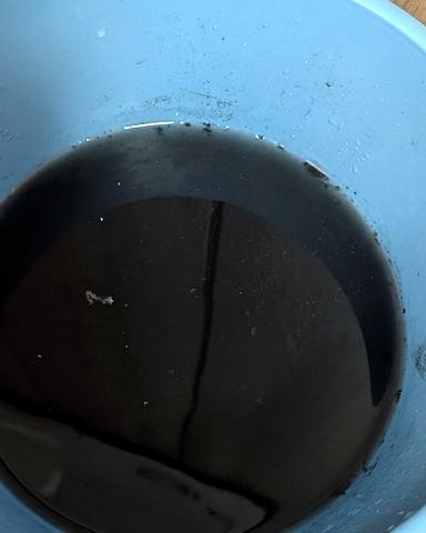 エアコンクリーニング 洗浄後の水